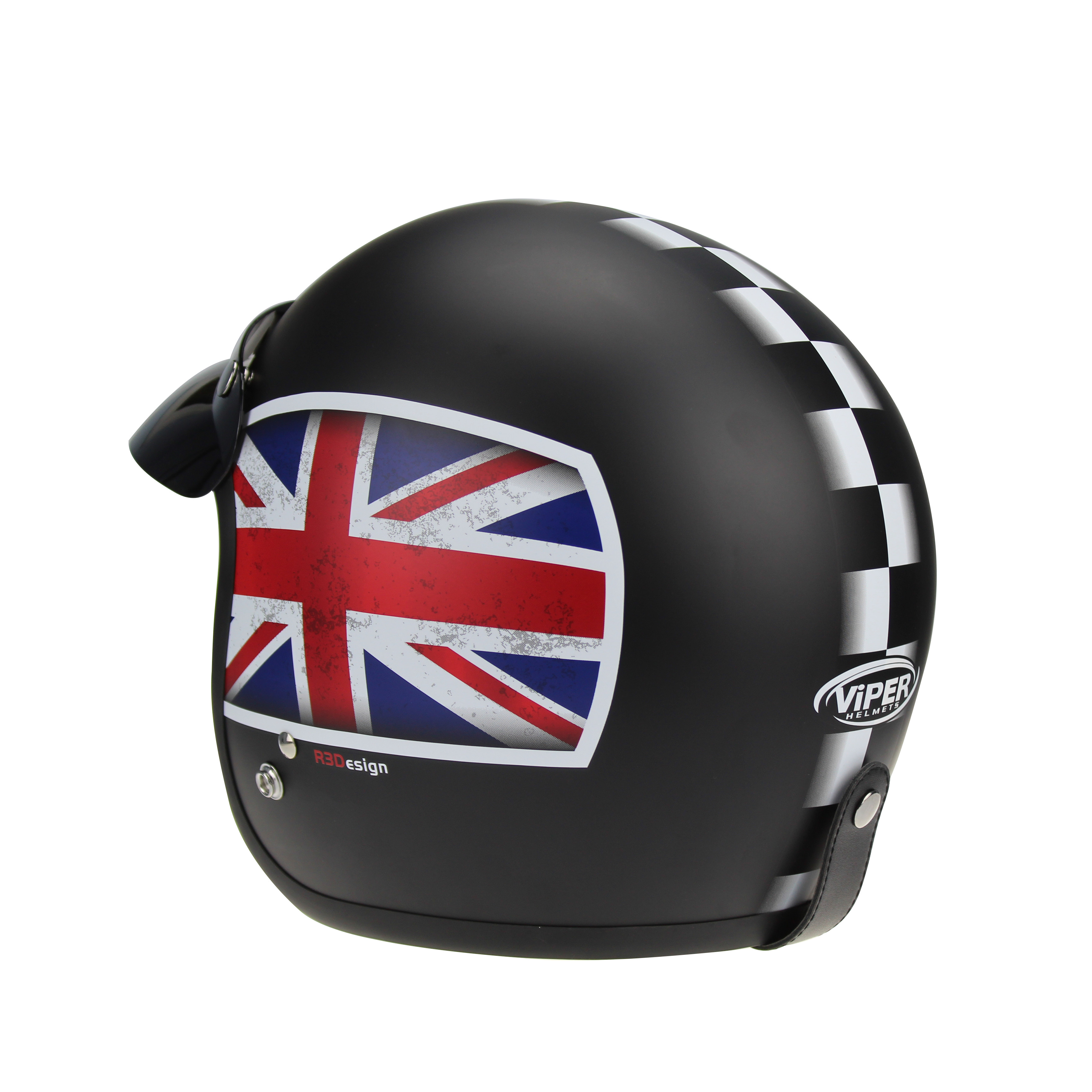 union jack bike helmet
